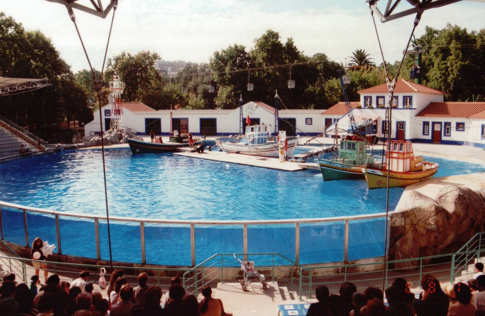 Lisbon Zoo 1997 - Dolphin Stadium taken in the front
