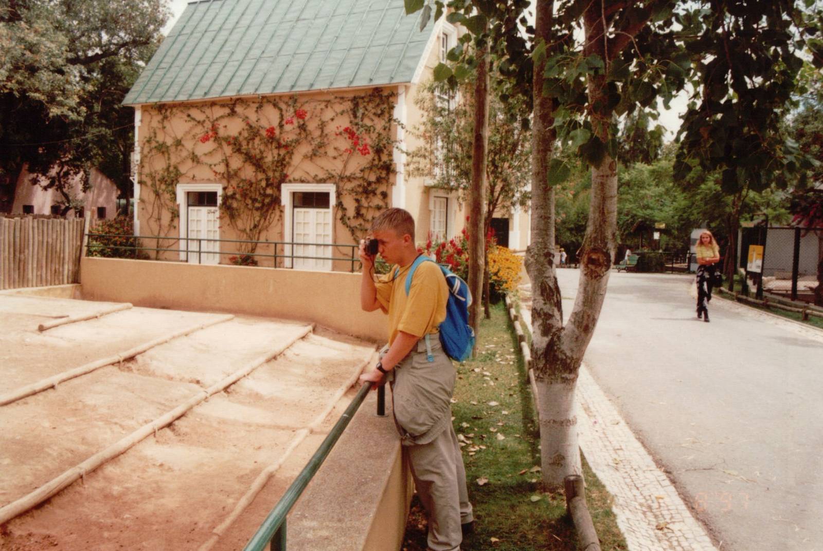 Lisbon Zoo 1997 - Front of a ungulate exhibit