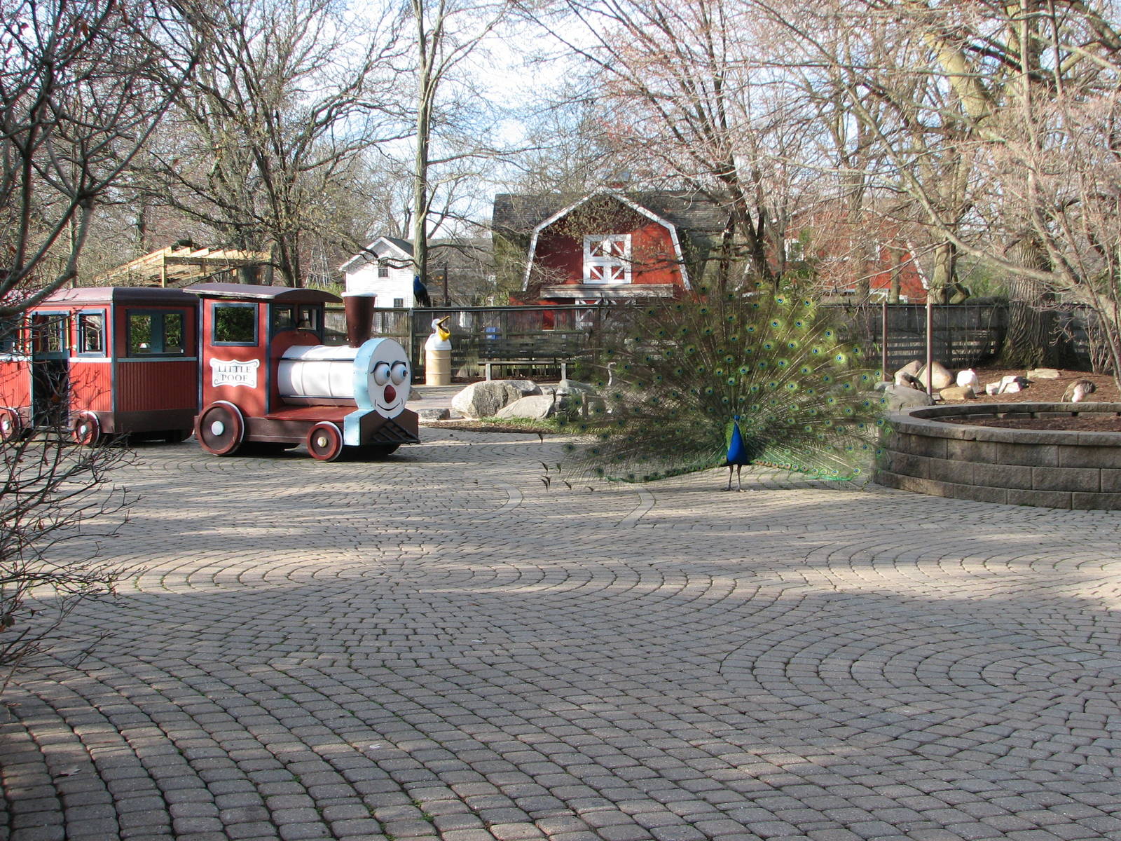 Little Poof plaza outside train station