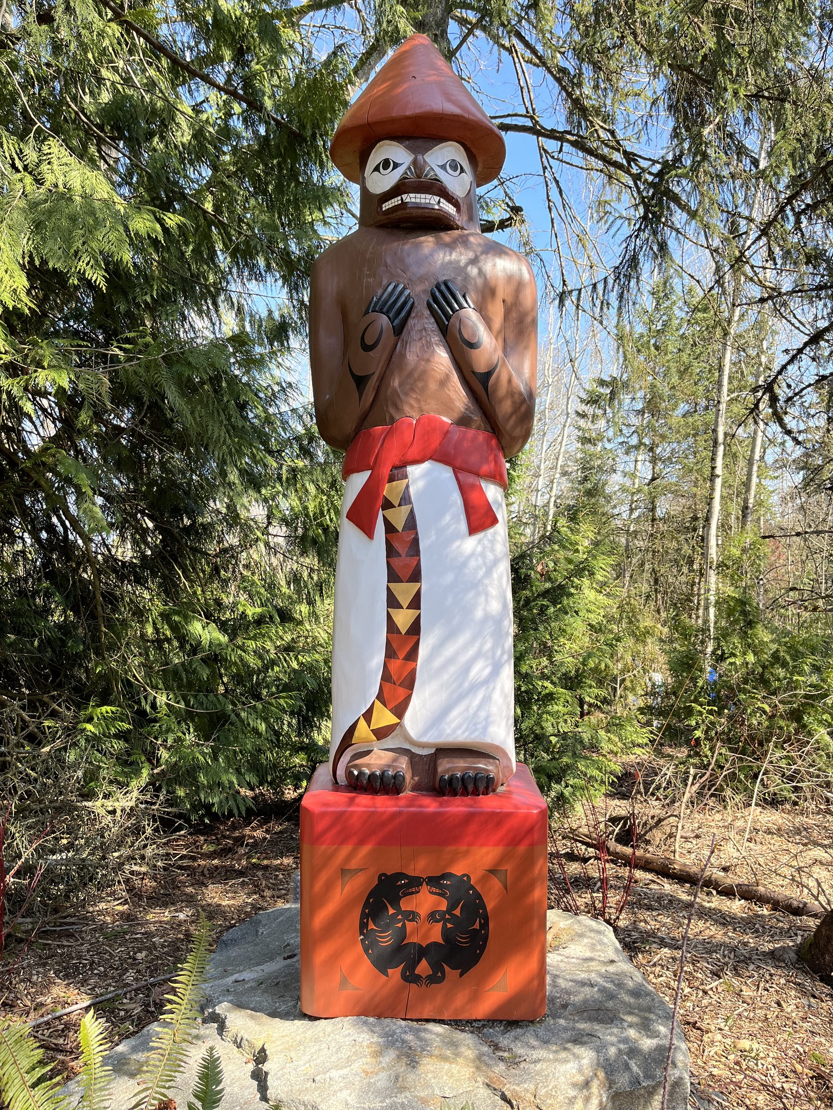 Living Northwest Trail - Coast Salish Statue