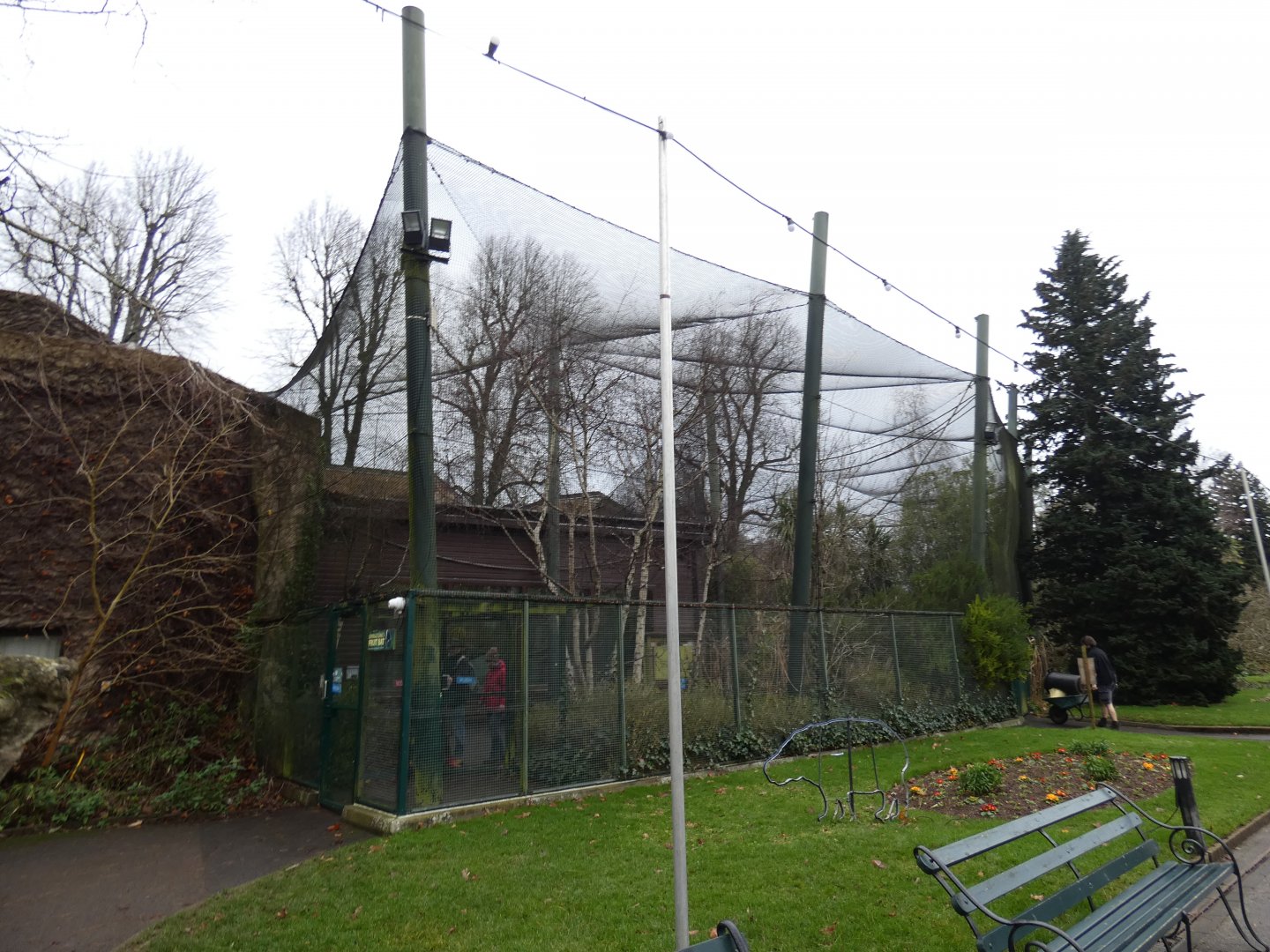 Livingstone's fruit bat enclosure exterior