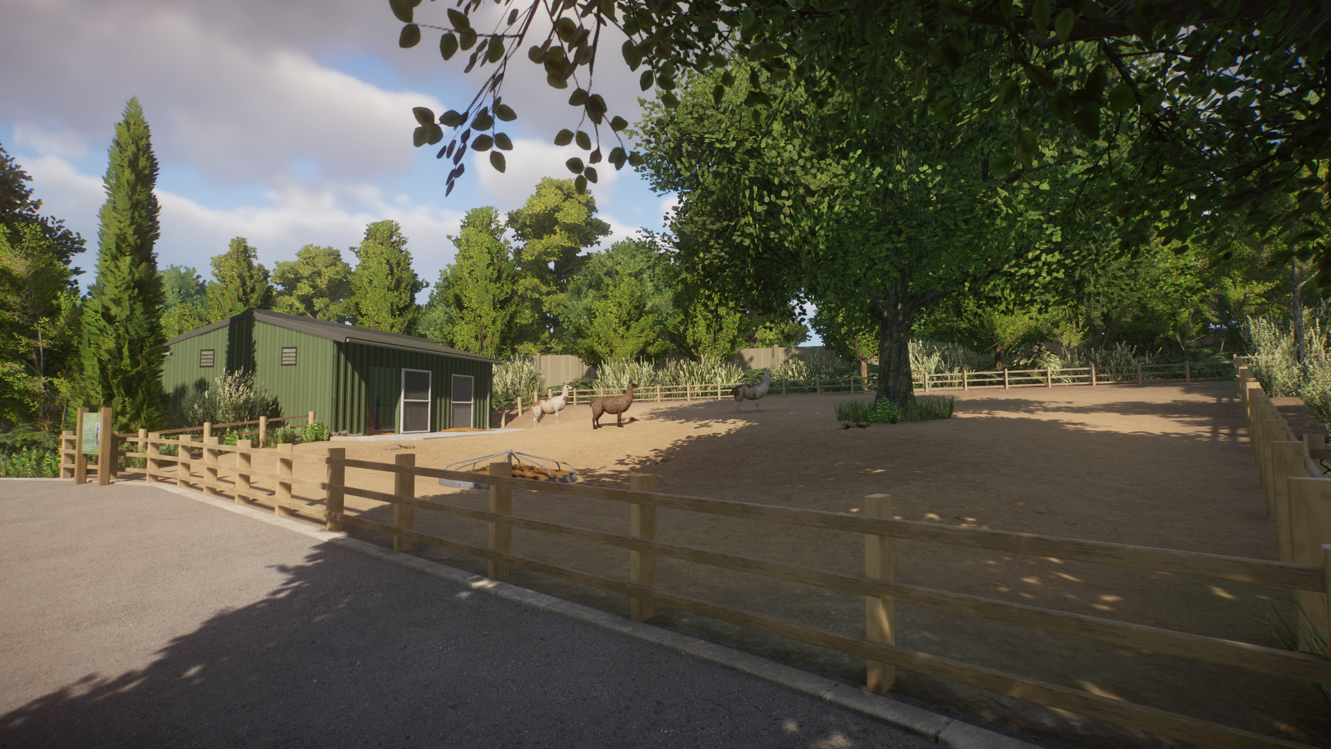 Llama Enclosure (Planet Zoo)