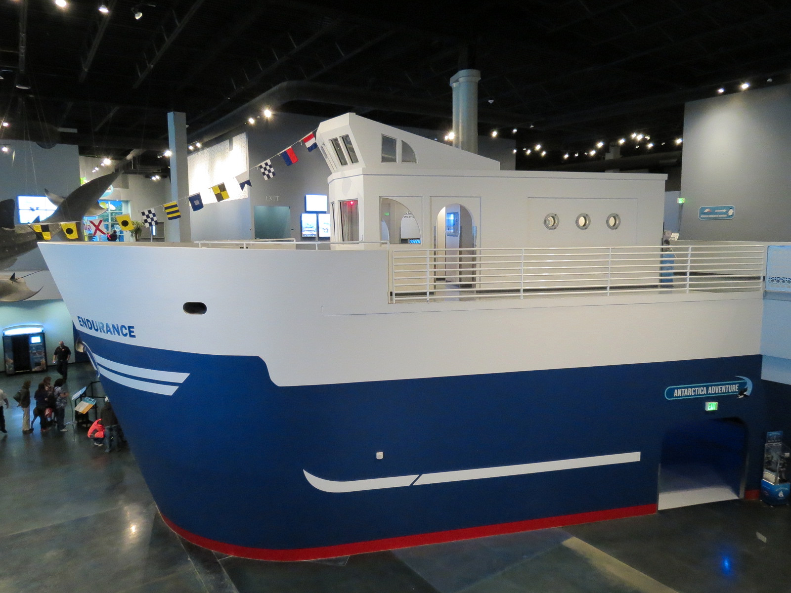 Lobby - Replica of Endurance Research Vessel