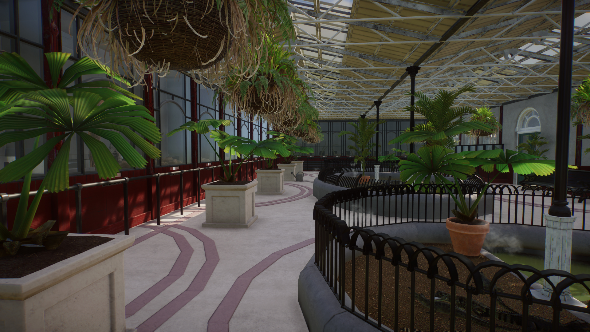 London Zoo 1904: Reptile House Interior