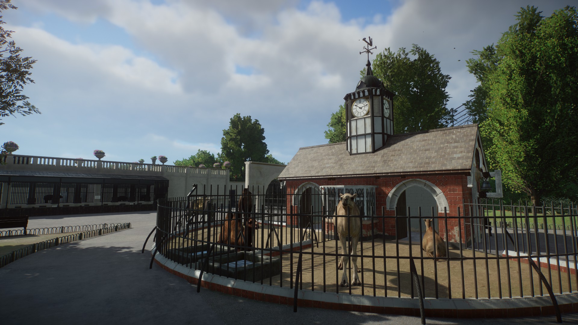 London Zoo 1904: The Camel House and Clocktower