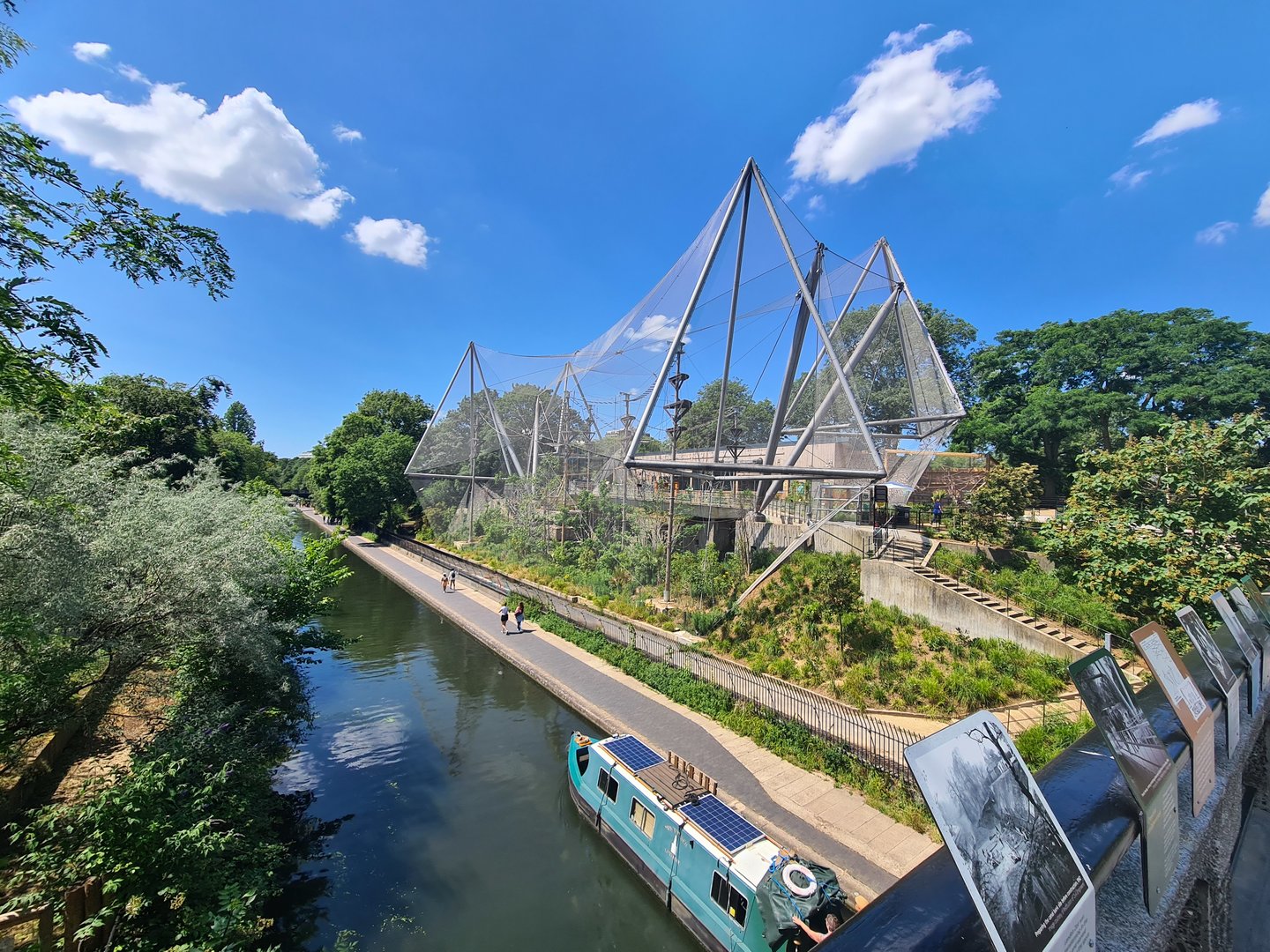 London Zoo - Black-and-white Colobus exhibit
