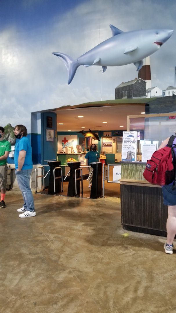 Long Island Aquarium - Exit, next to ticket booth