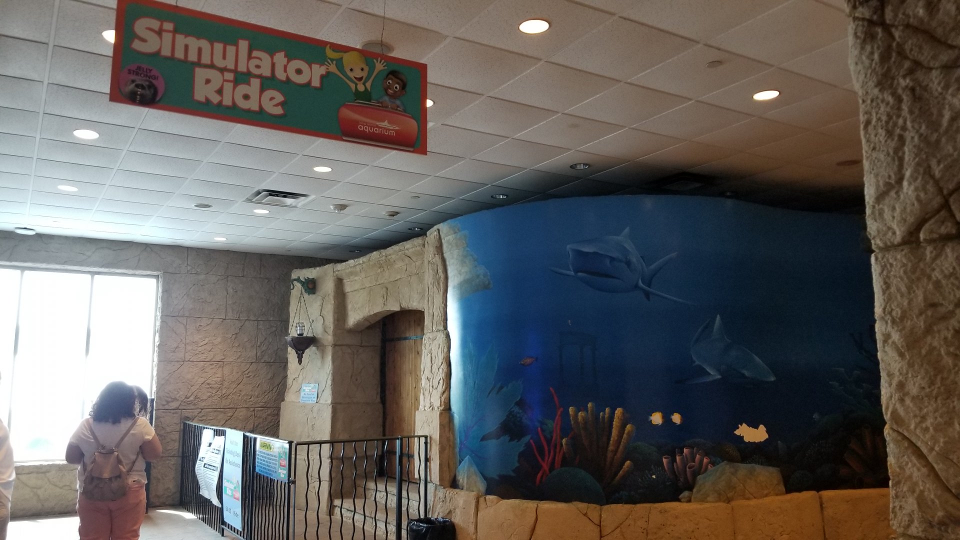Long Island Aquarium - Simulator ride