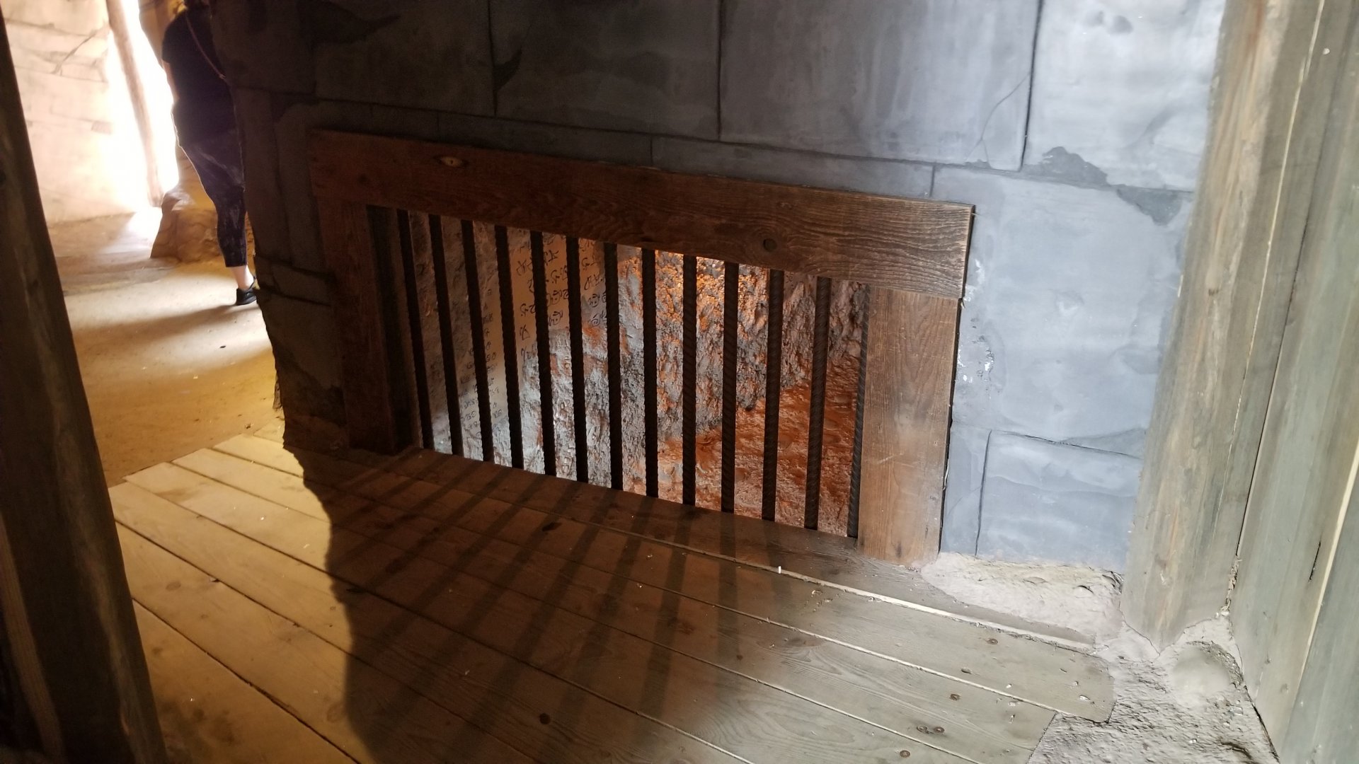 Long Island Aquarium - View to underground mining area, I think?