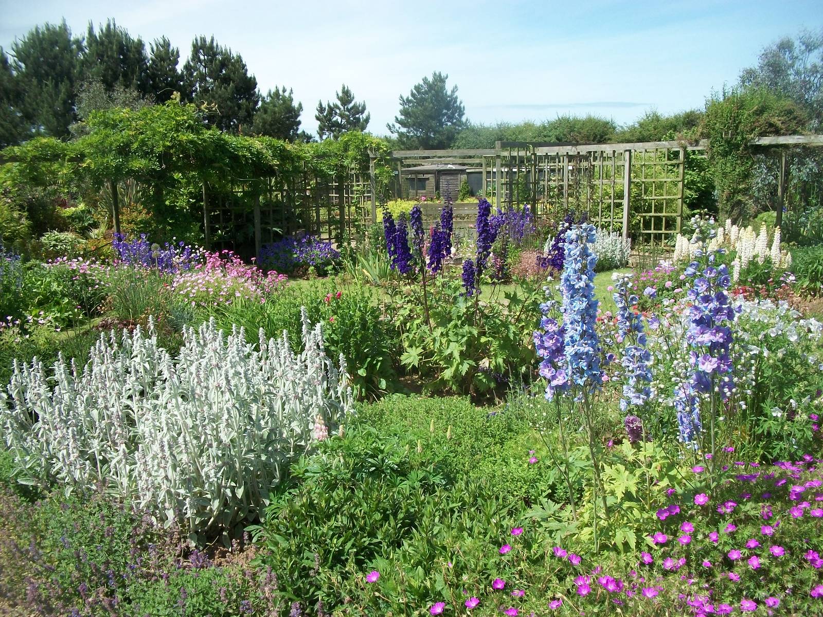 Looking across the gardens from near African Parrots Aviary, 19th June 2014