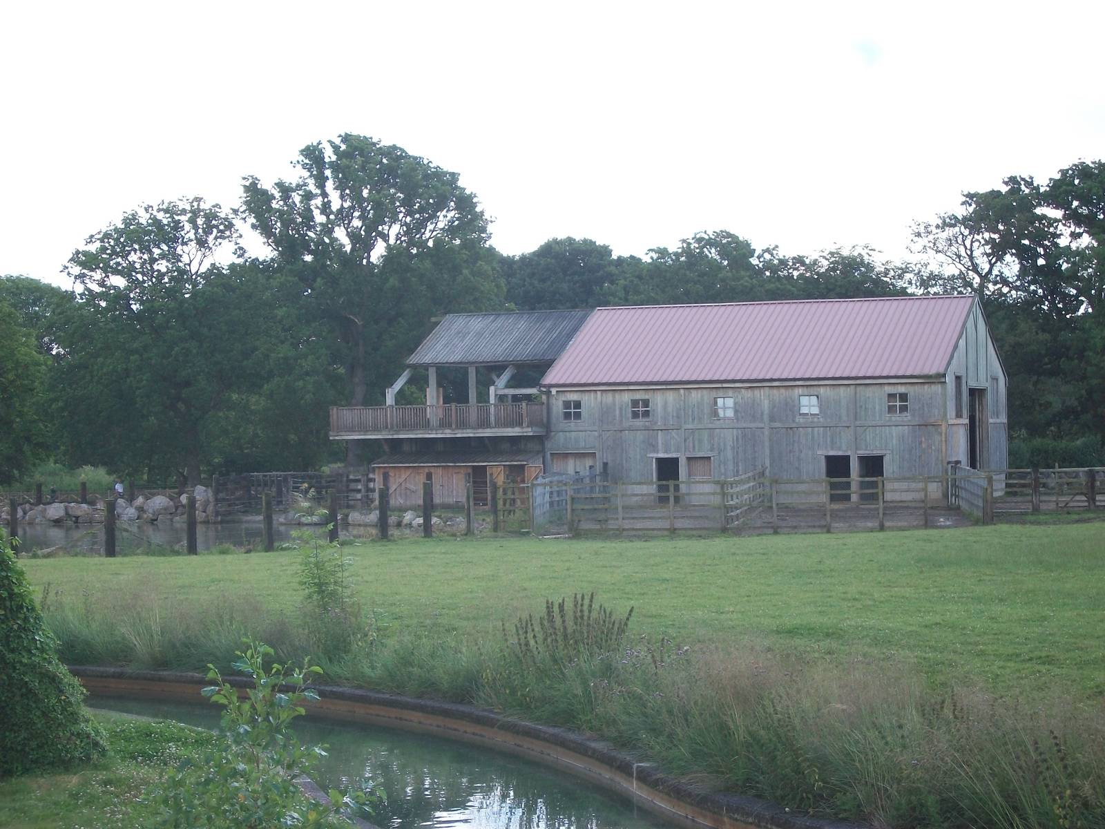 Looking across to the Hippopotamus, Zebra and Giraffe House, 7th July 2014