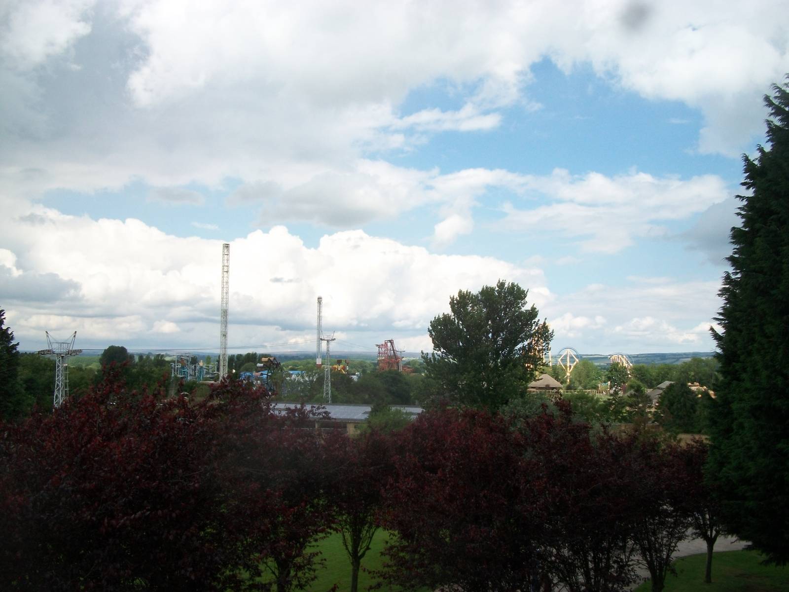 Looking back over the Sealion Centre from the monorail, 7th July 2014