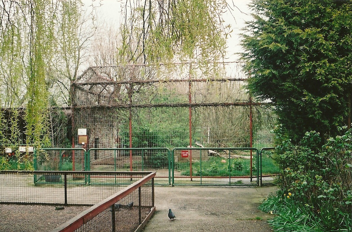 Looking towards African Lion exhibit 16th April 2004
