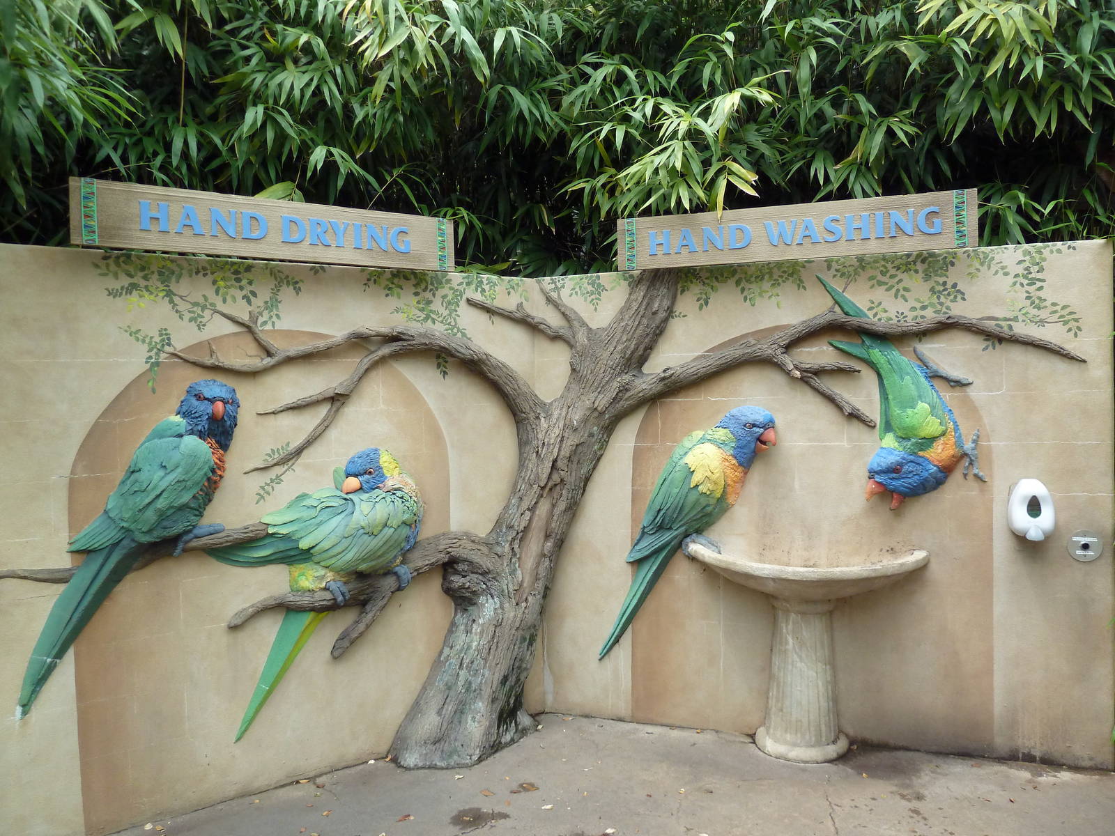 Lorikeet Landing - Hand Washing Station