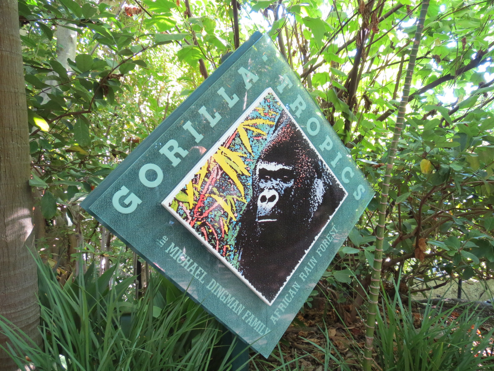 Lost Forest - Gorilla Tropics - Entry Sign