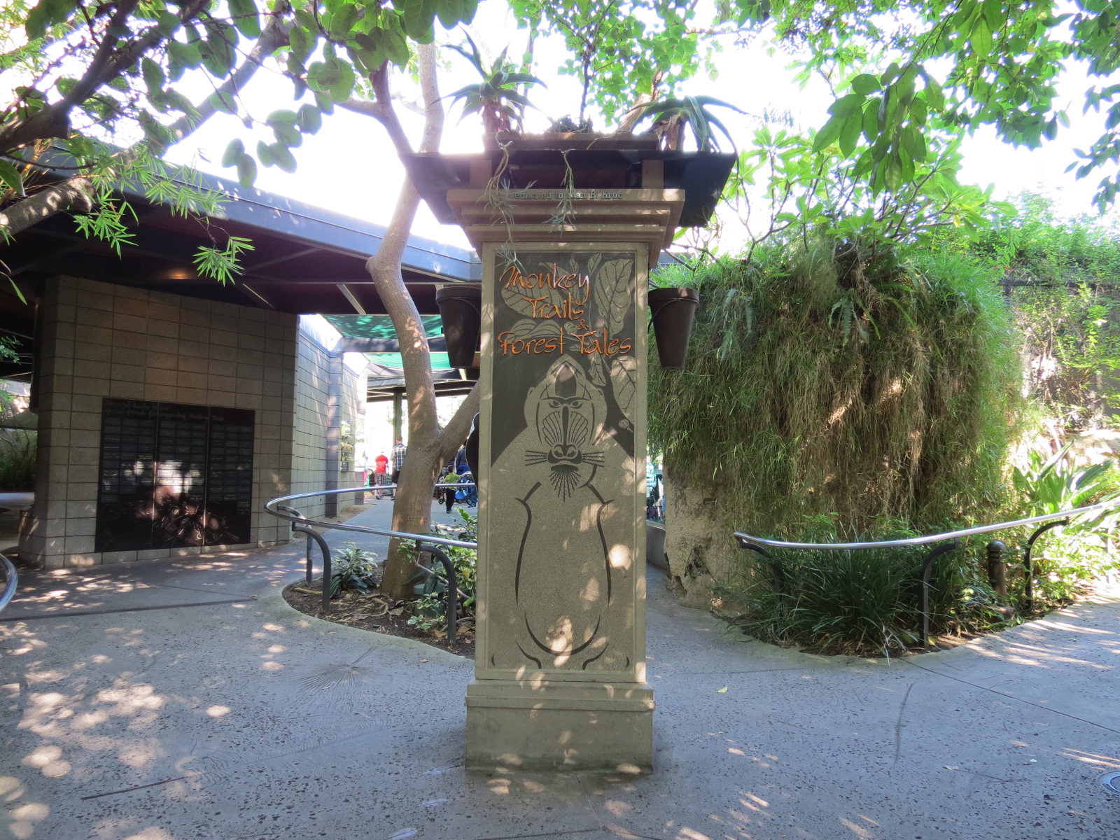 Lost Forest - Monkey Trails and Forest Tails - Entry Sign