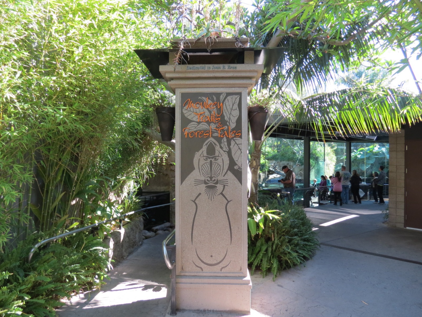 Lost Forest - Monkey Trails and Forest Tails - Entry Sign