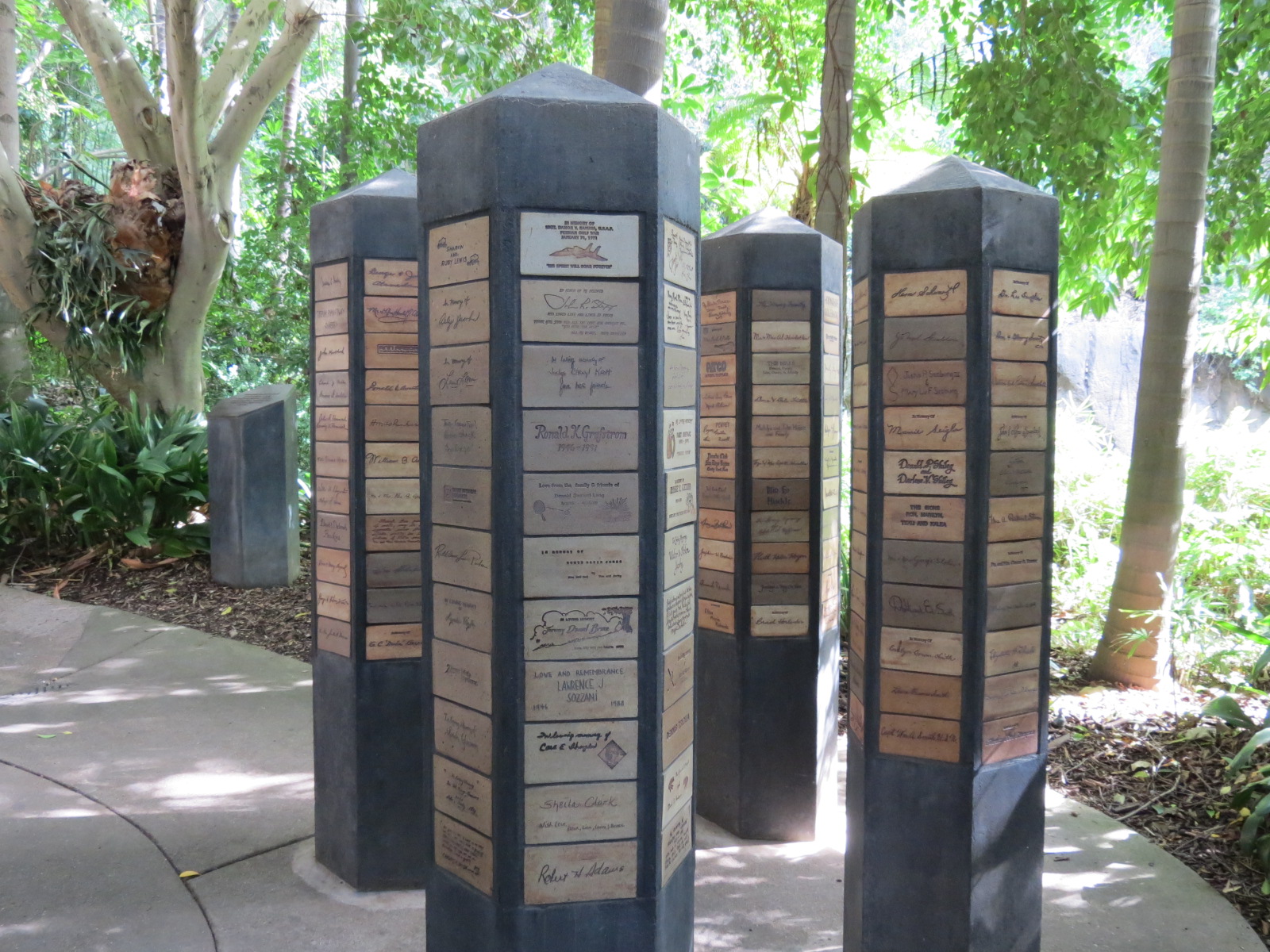 Lost Forest - Tiger River - Donor Plaques