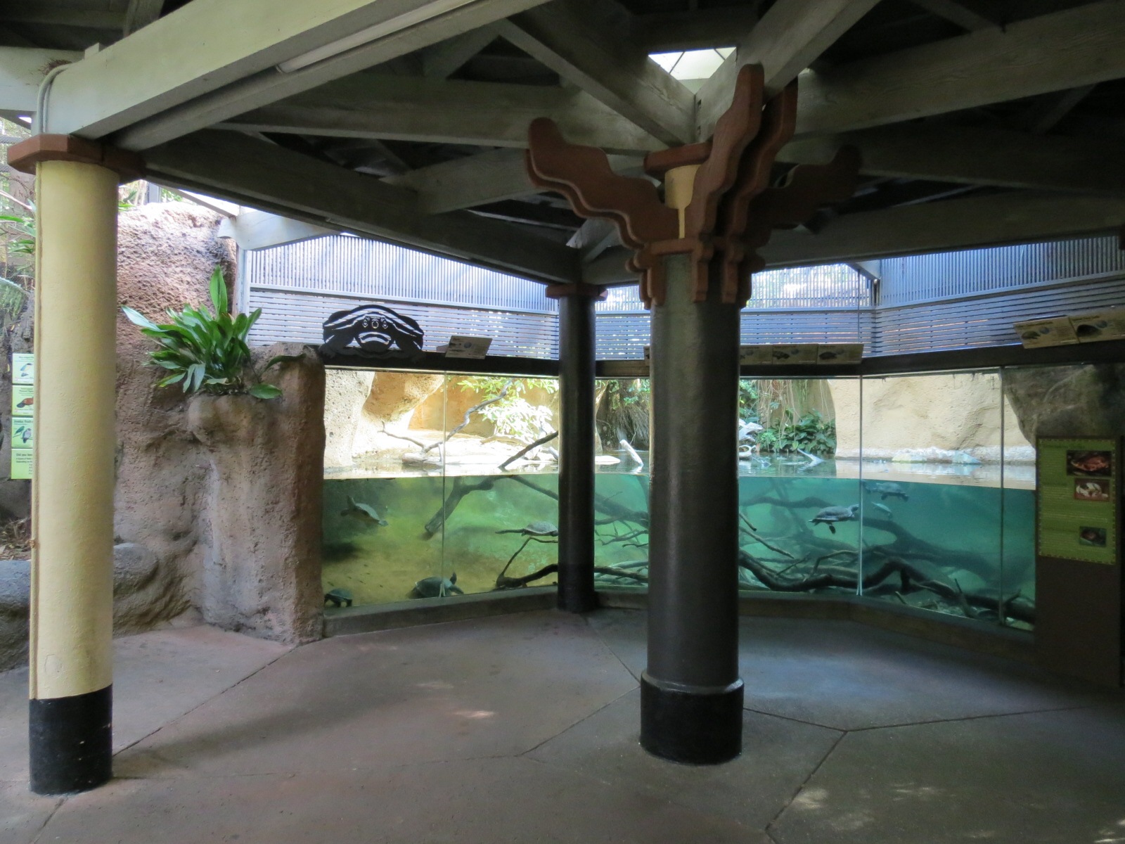 Lost Forest - Tiger River - Gharial and Turtles Exhibit