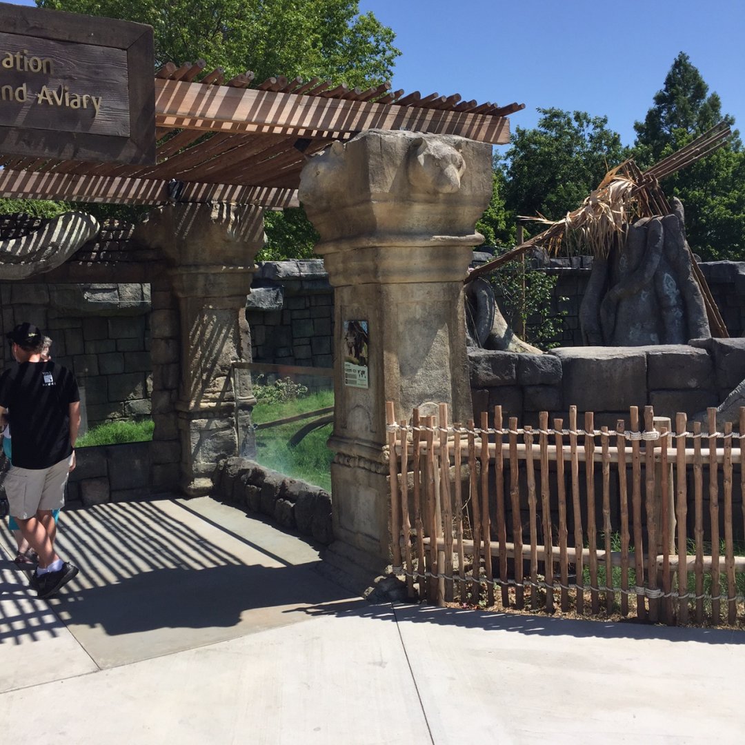 Lost Kingdom - Binturong (summer) and Red Panda (winter) exhibit