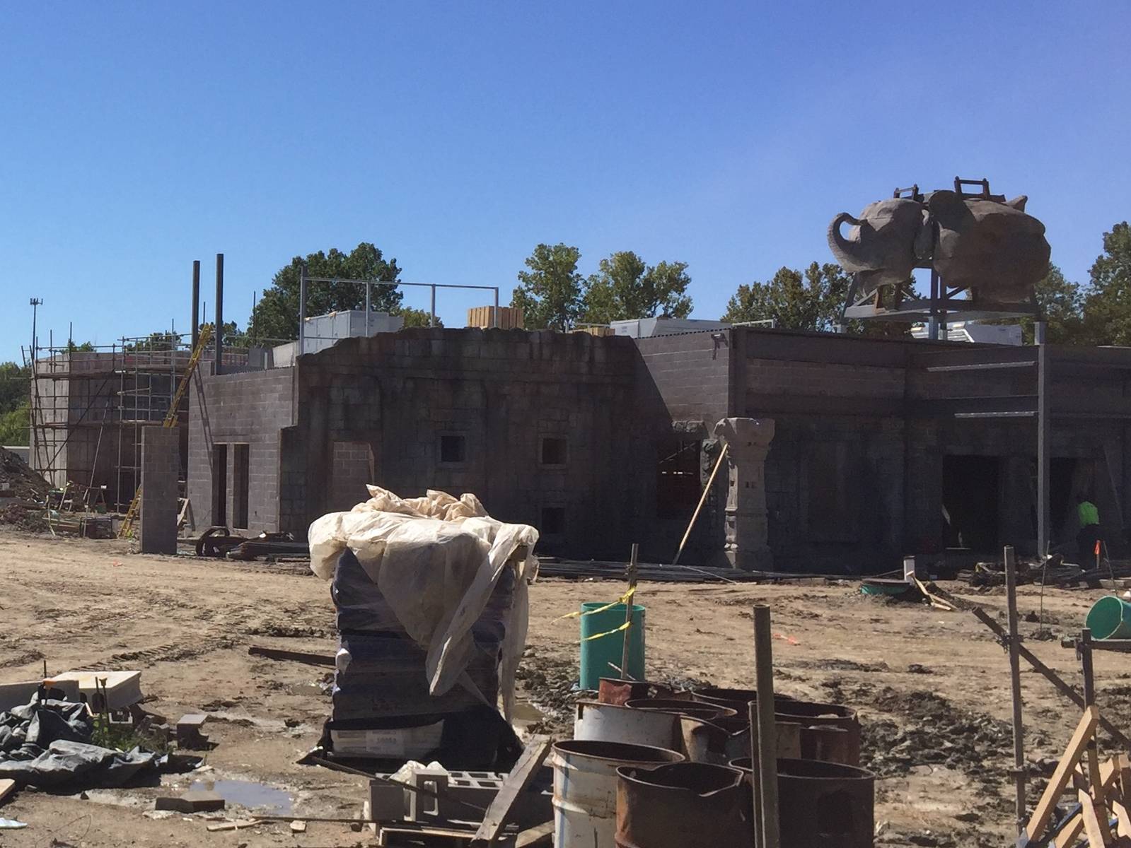 Lost Kingdom construction - September 2016