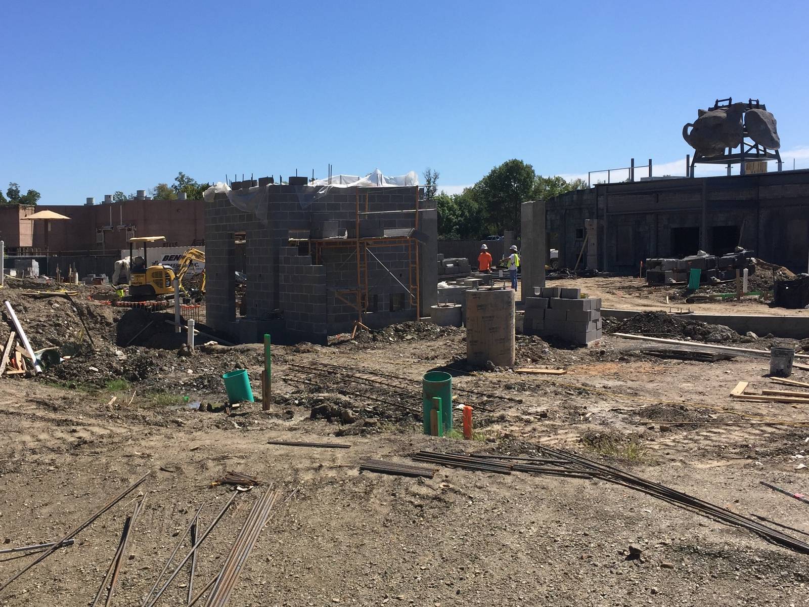 Lost Kingdom construction - September 2016