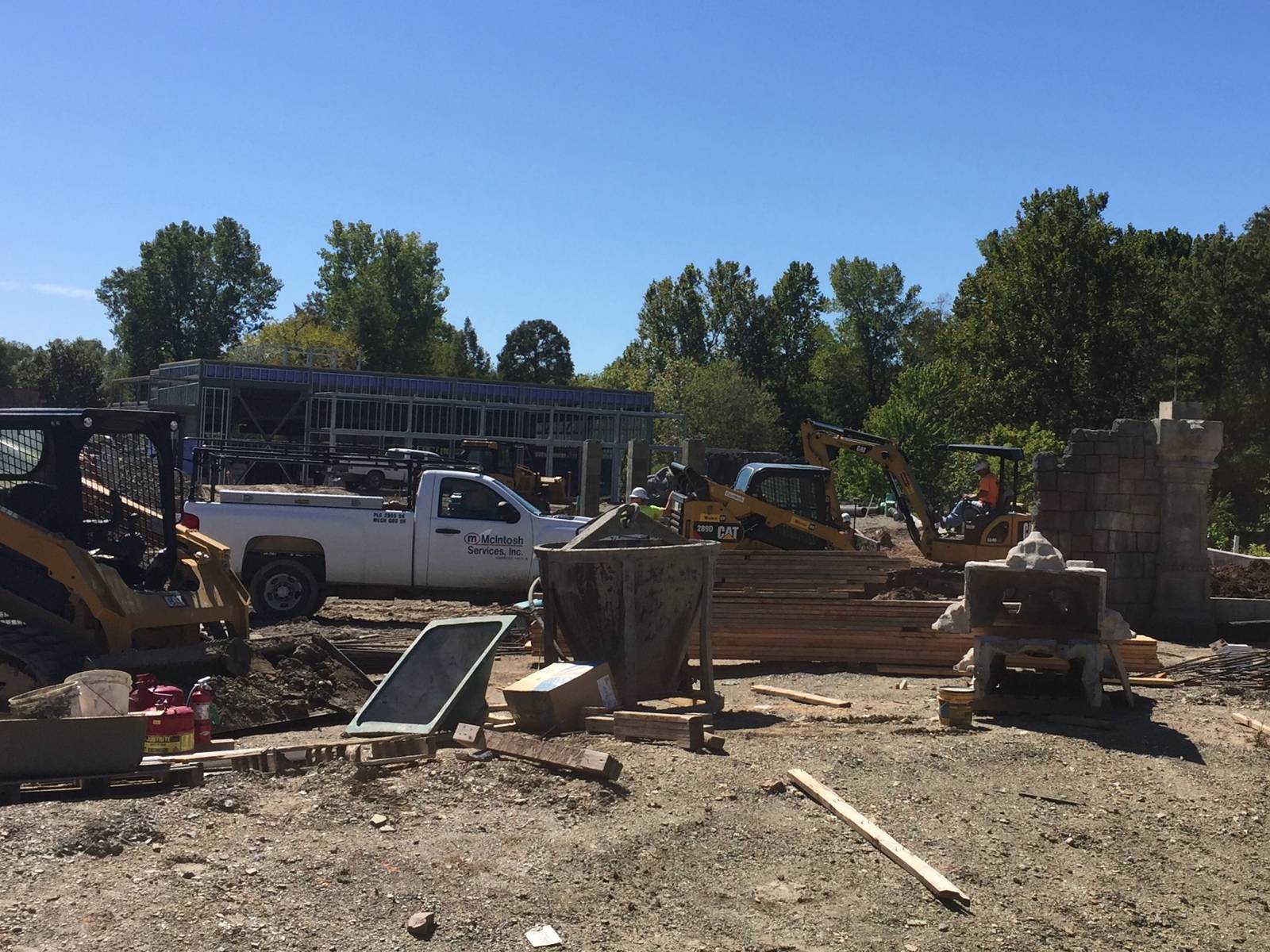 Lost Kingdom construction - September 2016