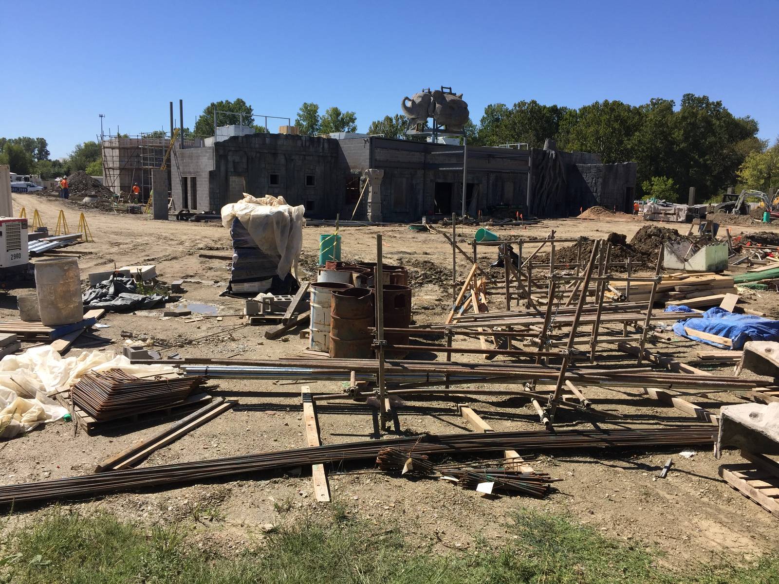 Lost Kingdom construction - September 2016