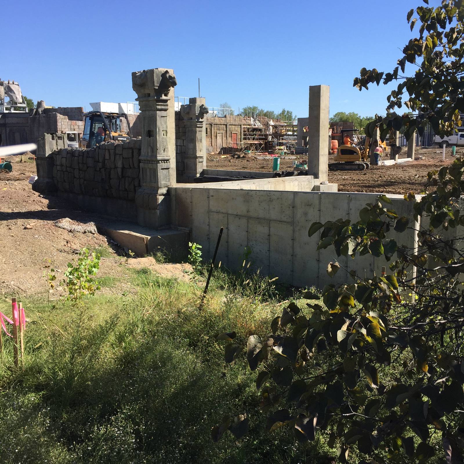 Lost Kingdom construction - September 2016