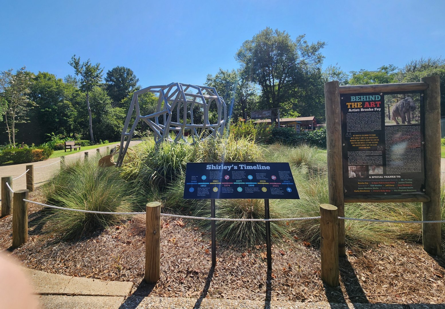 Louisiana Purchase Zoo - Shirley the elephant tribute