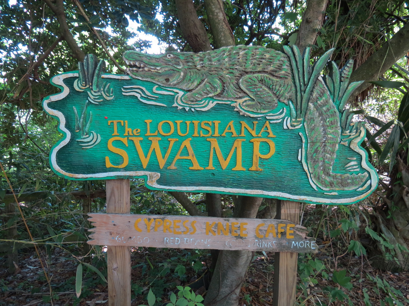 Louisiana Swamp - Entrance Sign