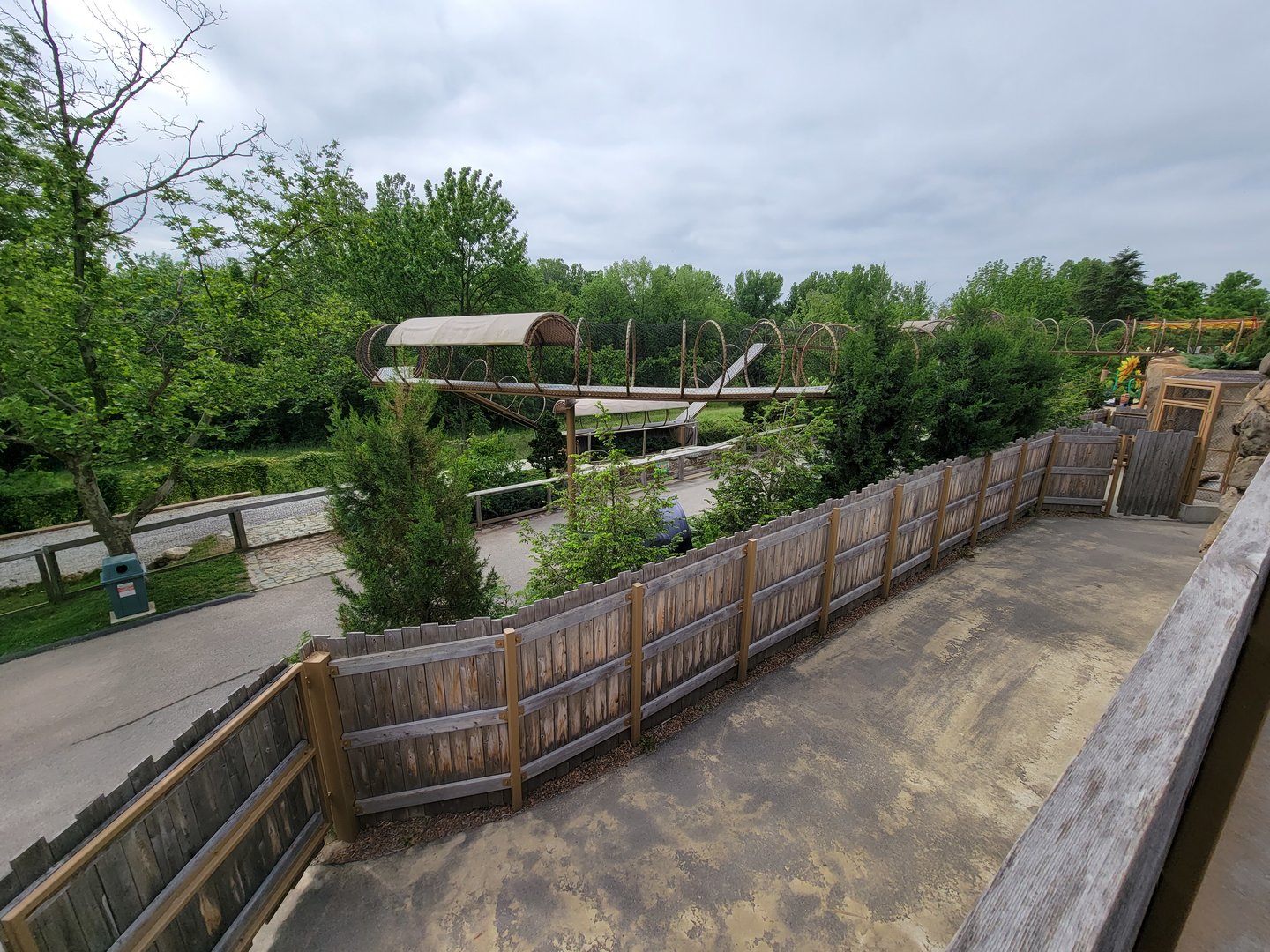 Louisville 5/22 - Main path, snow leopard/tiger walk from above