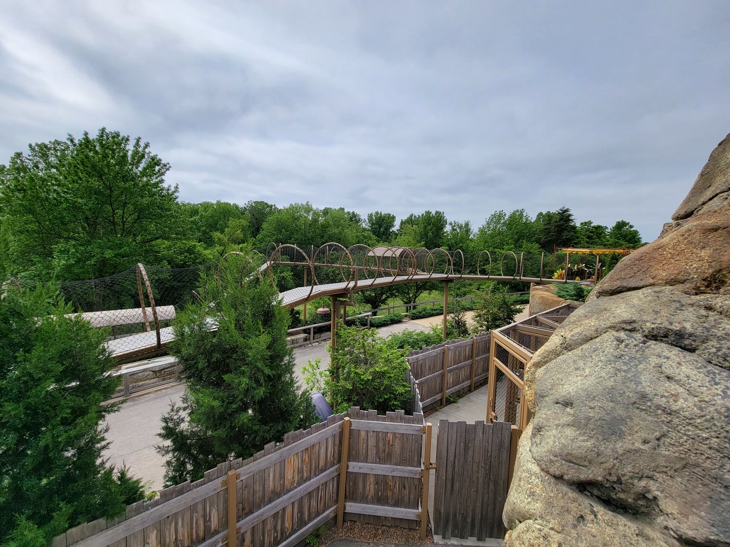 Louisville 5/22 - Main path, snow leopard/tiger walk from above