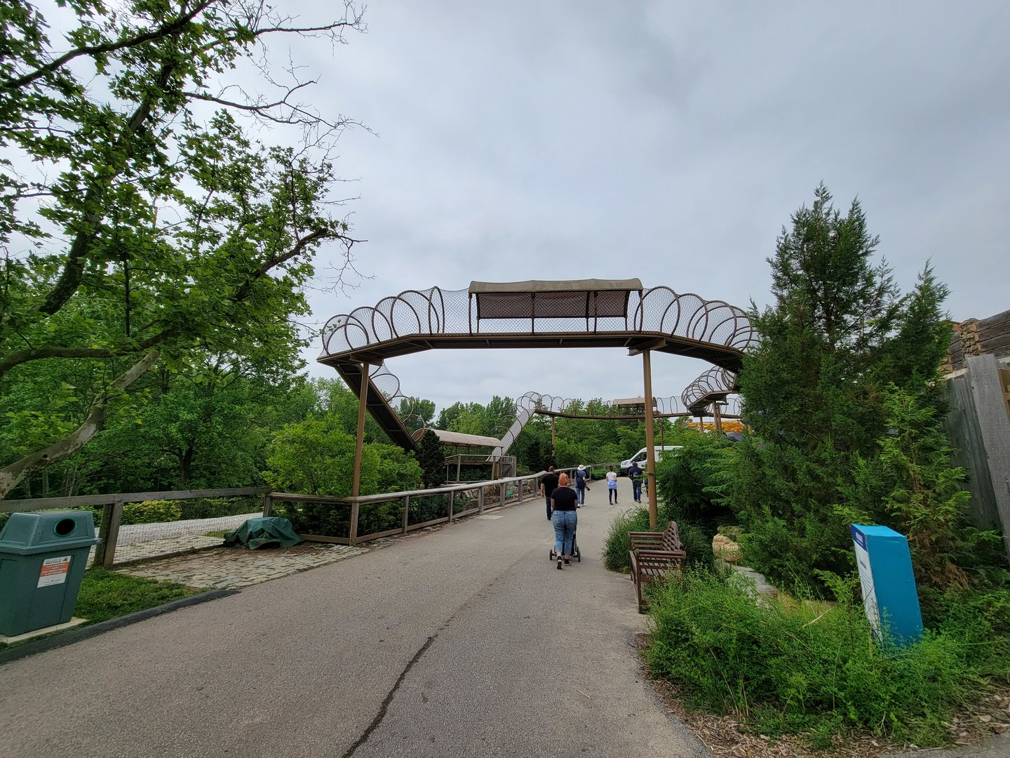 Louisville 5/22 - Overhead paths from main trail