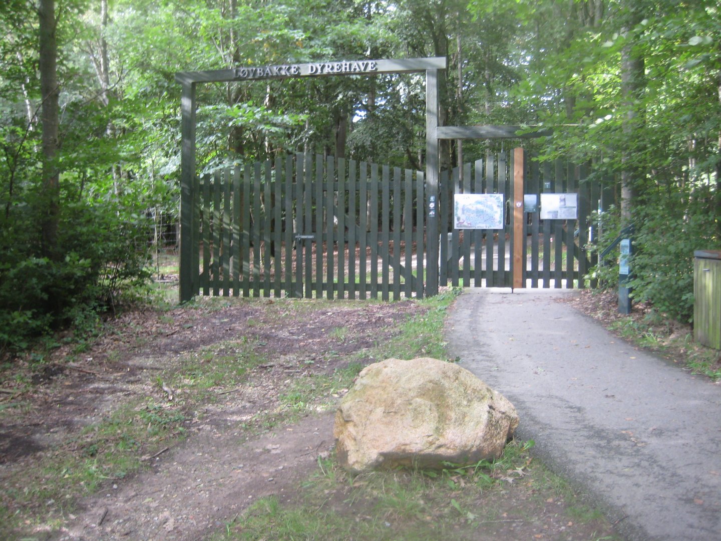 Løvbakke Dyrehave - Entrance