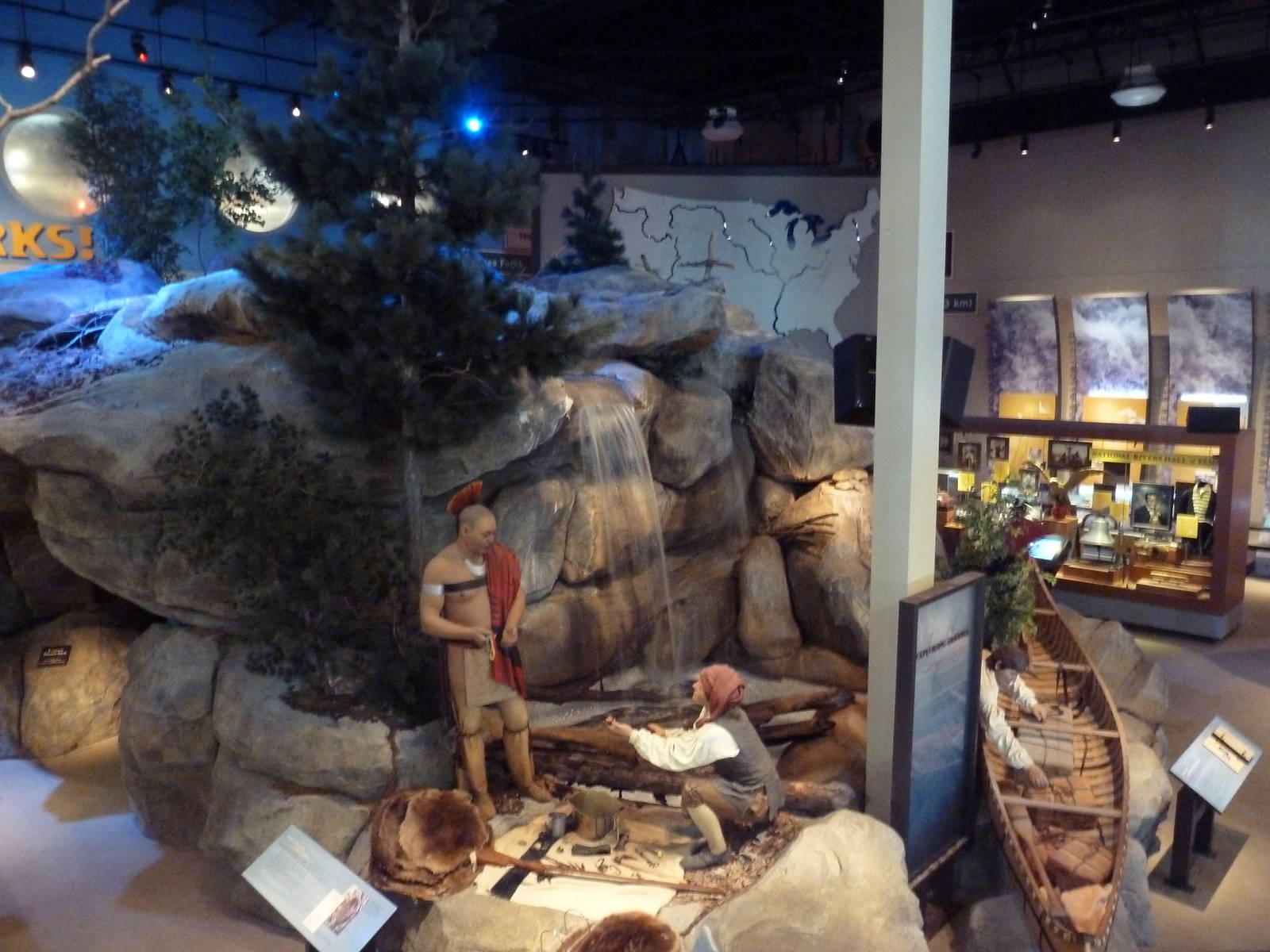 Lower Level Displays - Overhead Shot