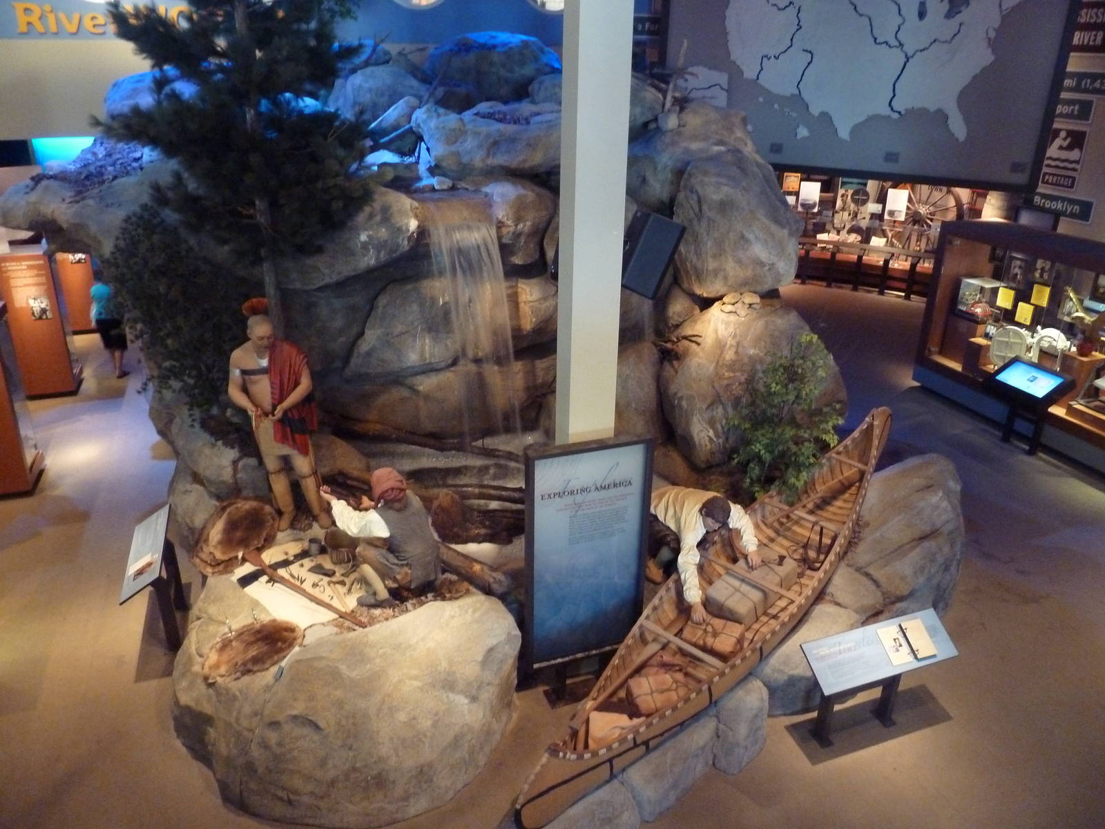 Lower Level Displays - Overhead Shot