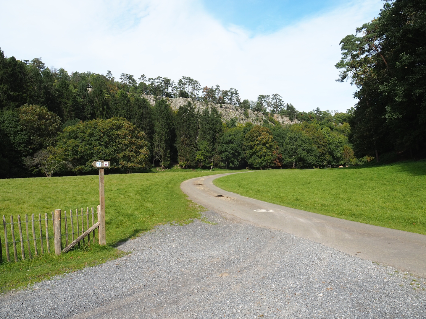 Lower part of the wildlife park - Large mixed paddock in the Lesse Valley, 2023-09-26