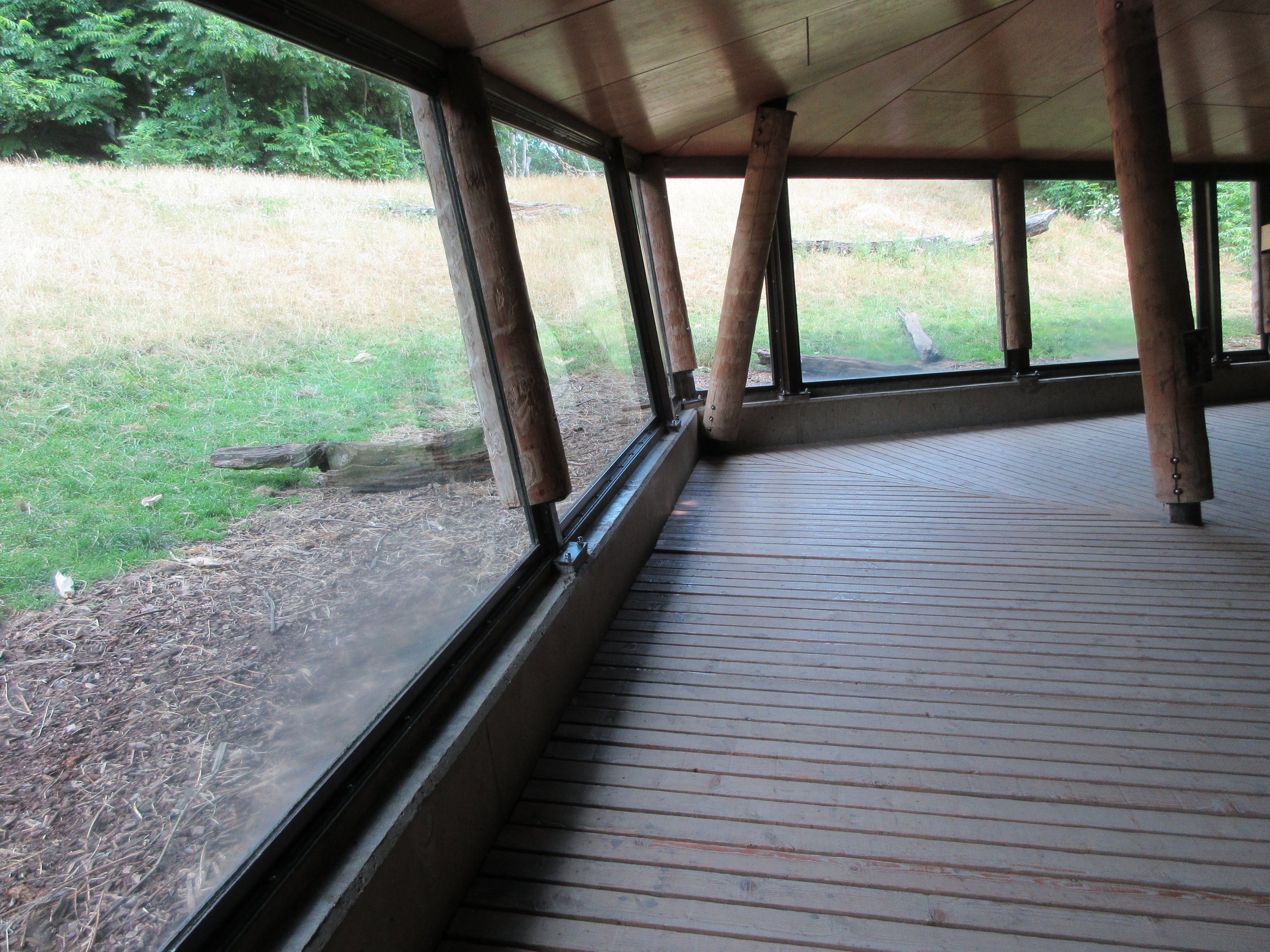 Lowland Gorilla/Black Crested Mangabey Exhibit