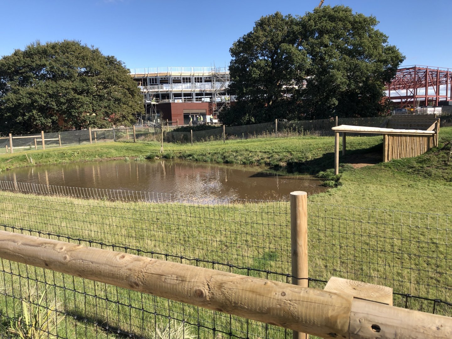 Lowland Tapir Enclosure at Yorkshire Wildlife Park (October 2021)