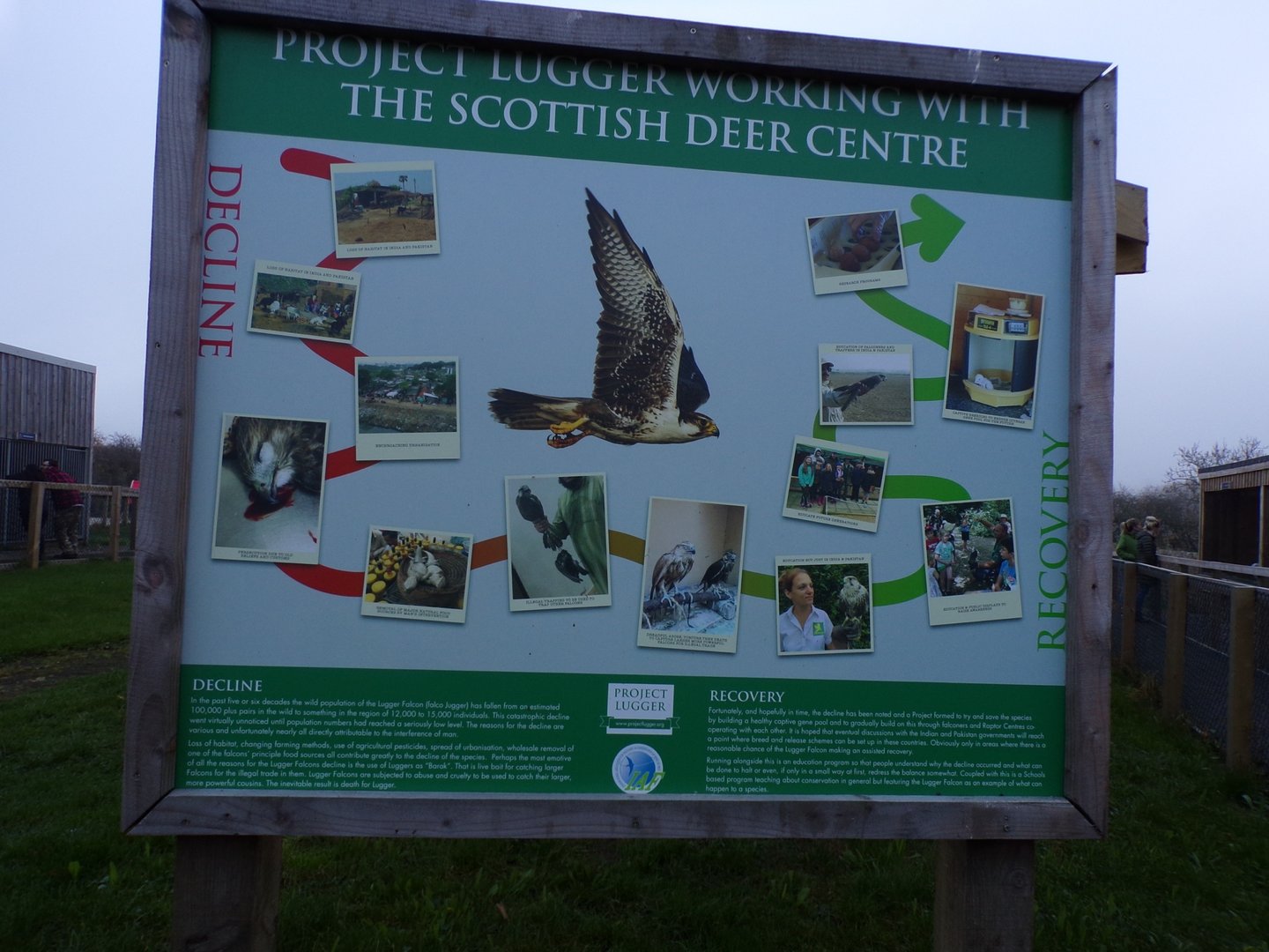 Lugger conservation signage