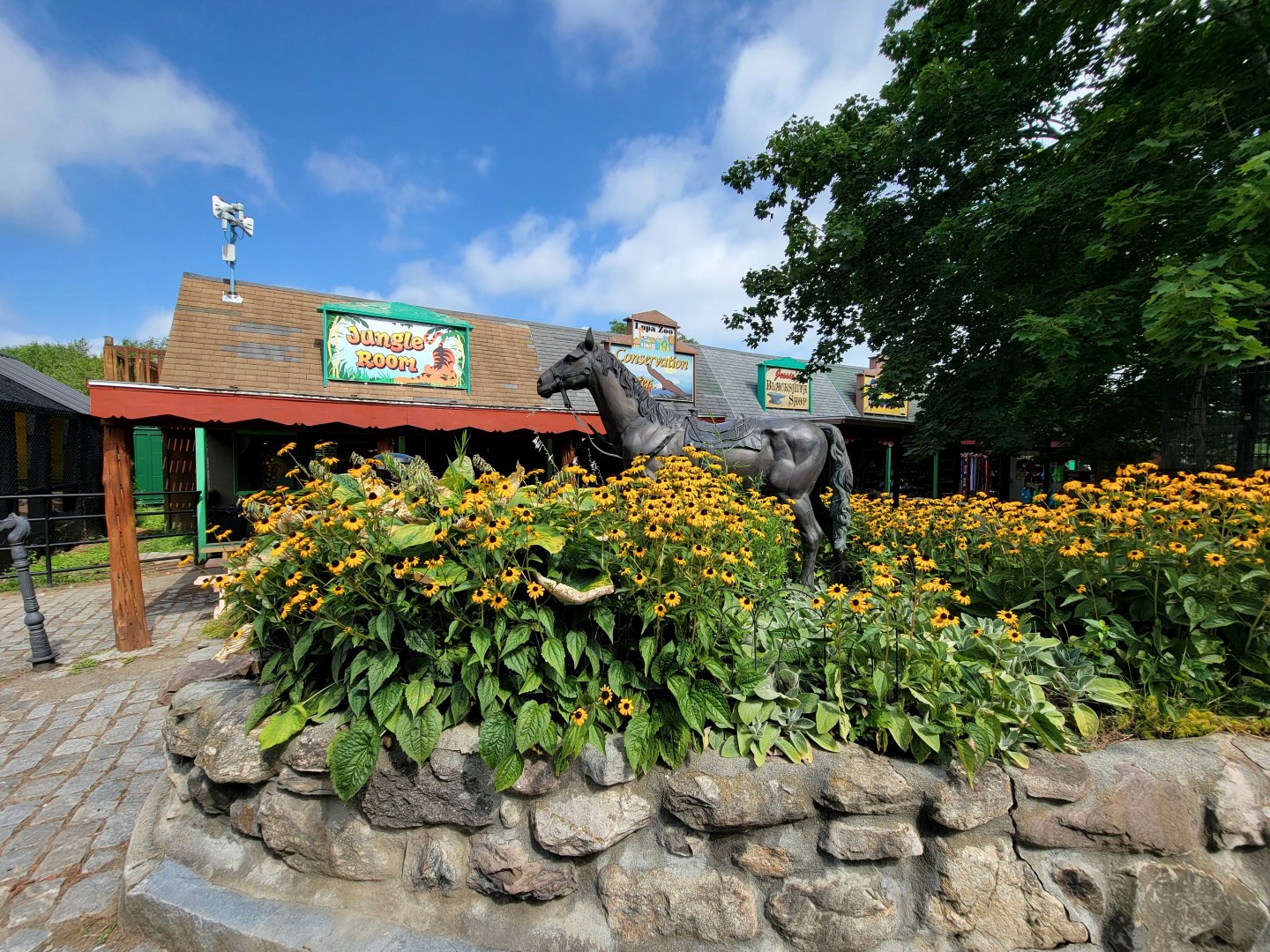 Lupa Zoo - Horse statue