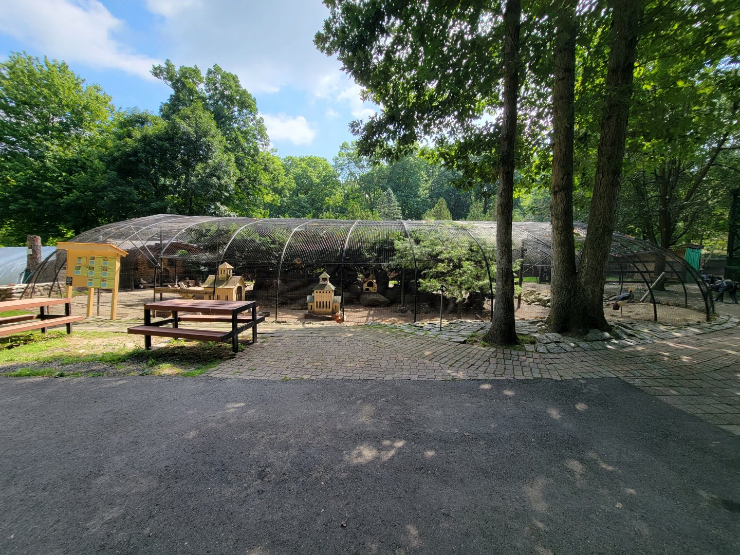 Lupa Zoo - Pheasant aviary that's mostly chickens