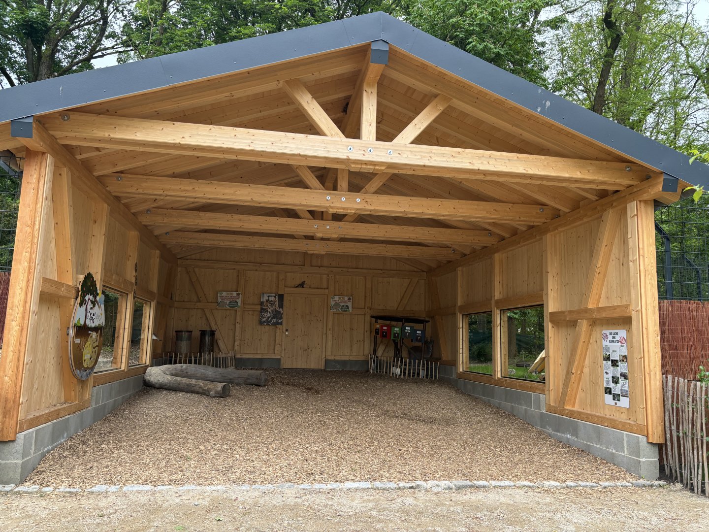 Lynx Viewing Area at Zoologischer Garten Hof