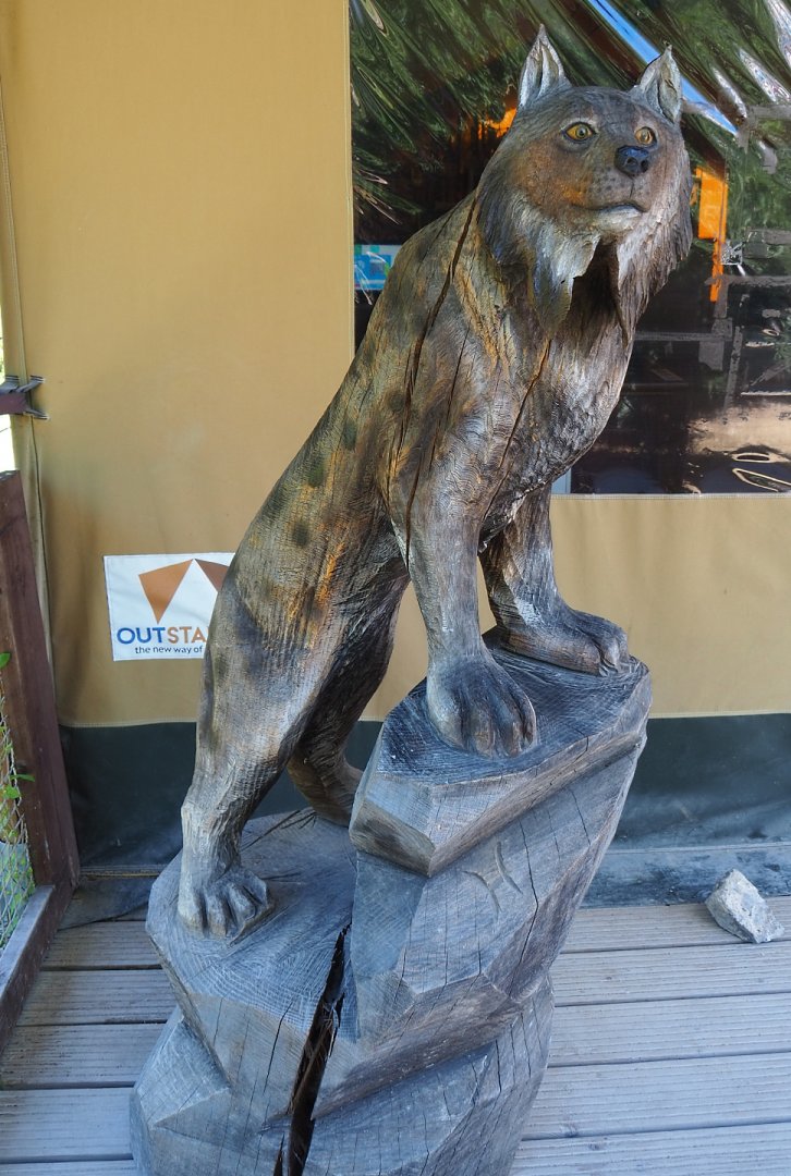 Lynx wood carving, 2022-06-28