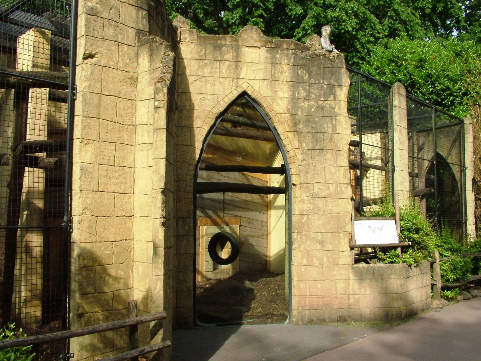 Macaque Exhibit at Amersfoort, 01/06/12