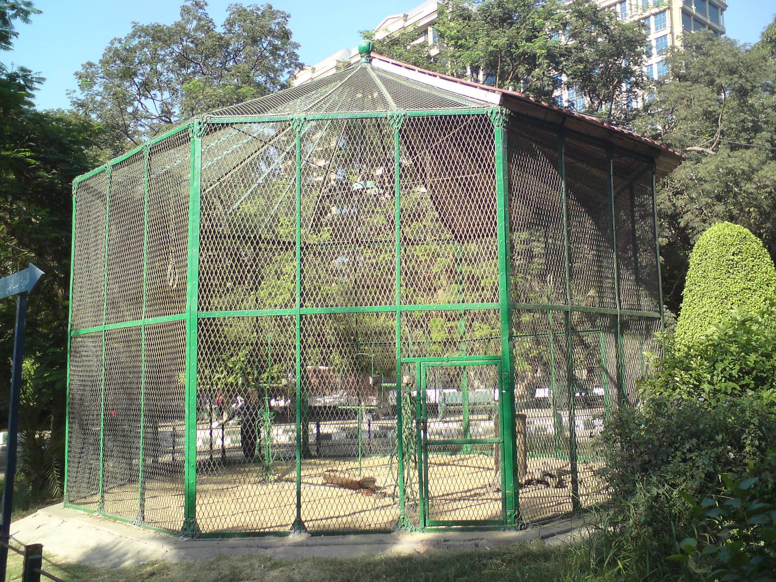 Macaw aviary