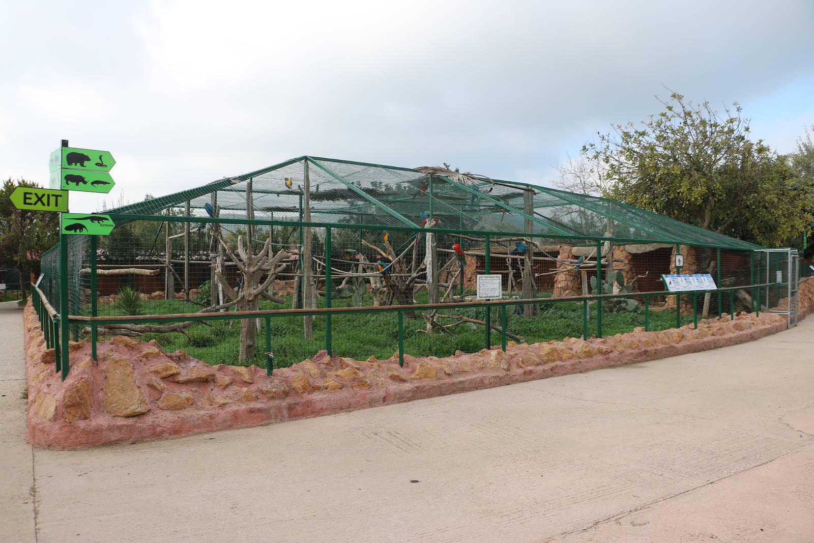 Macaw enclosure, February 2016