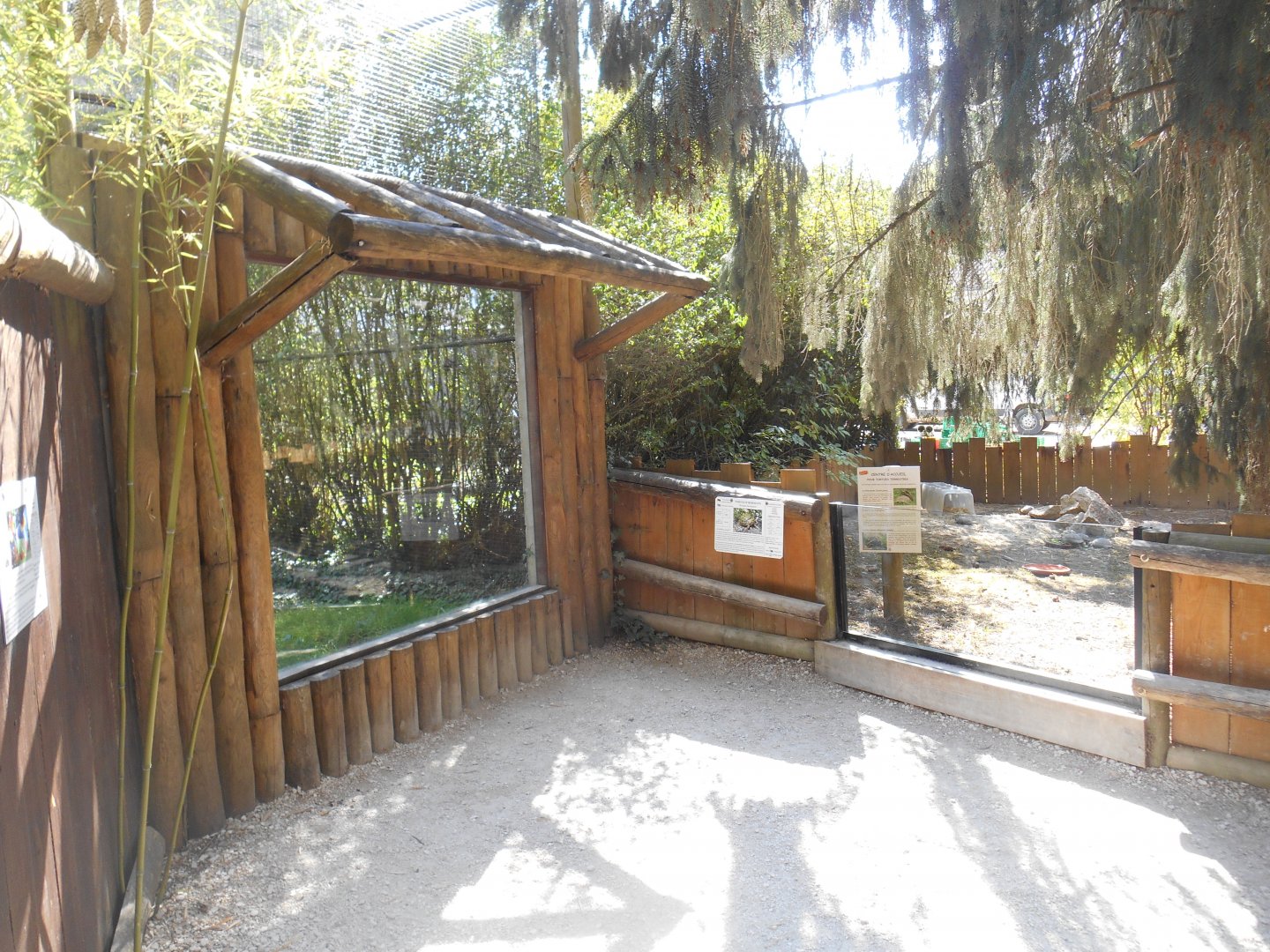 Macaws Aviary and Tortoises exhibit