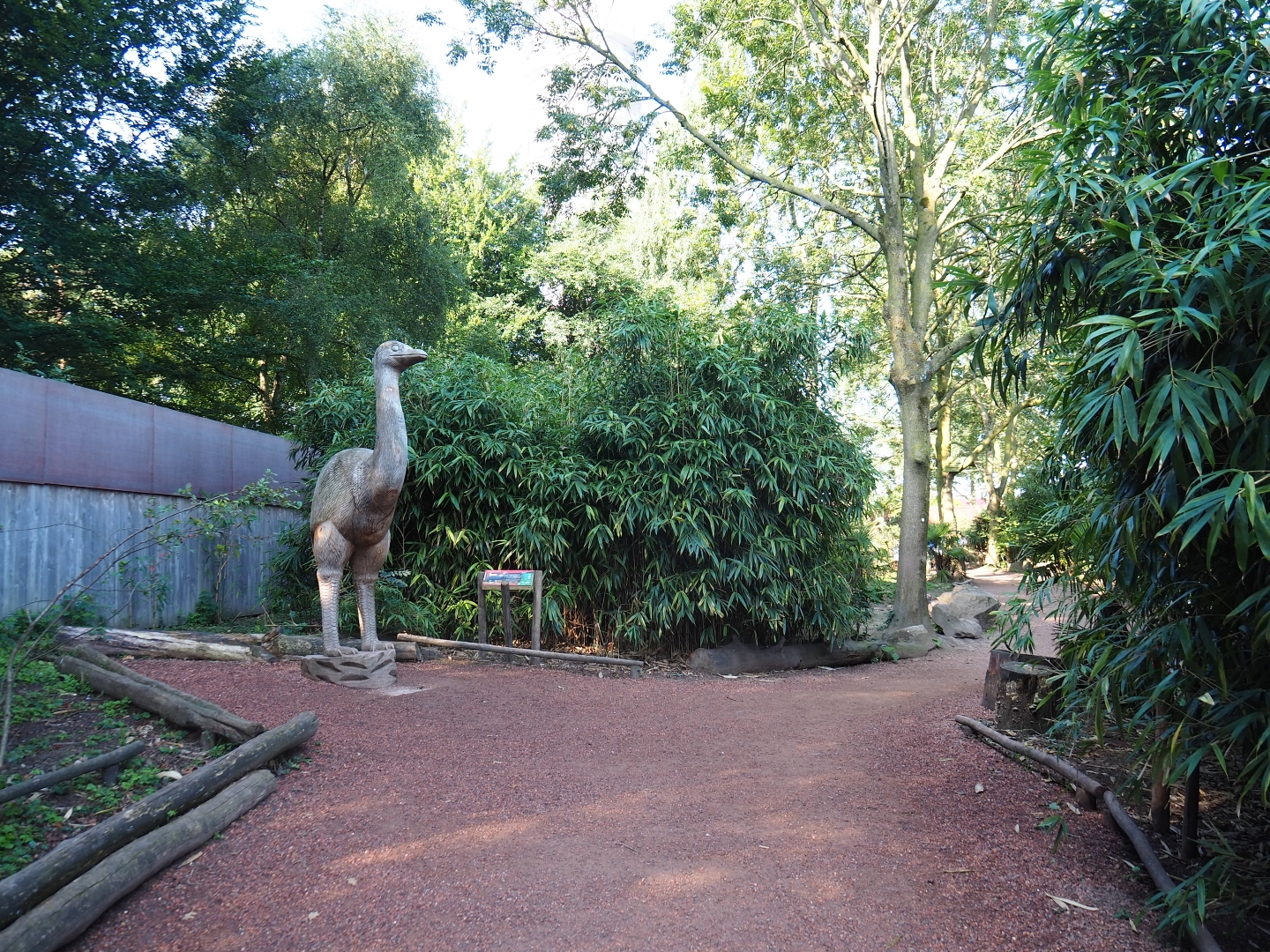 Madagascar area with giant elephant bird statue (Sep 2nd, 2018)
